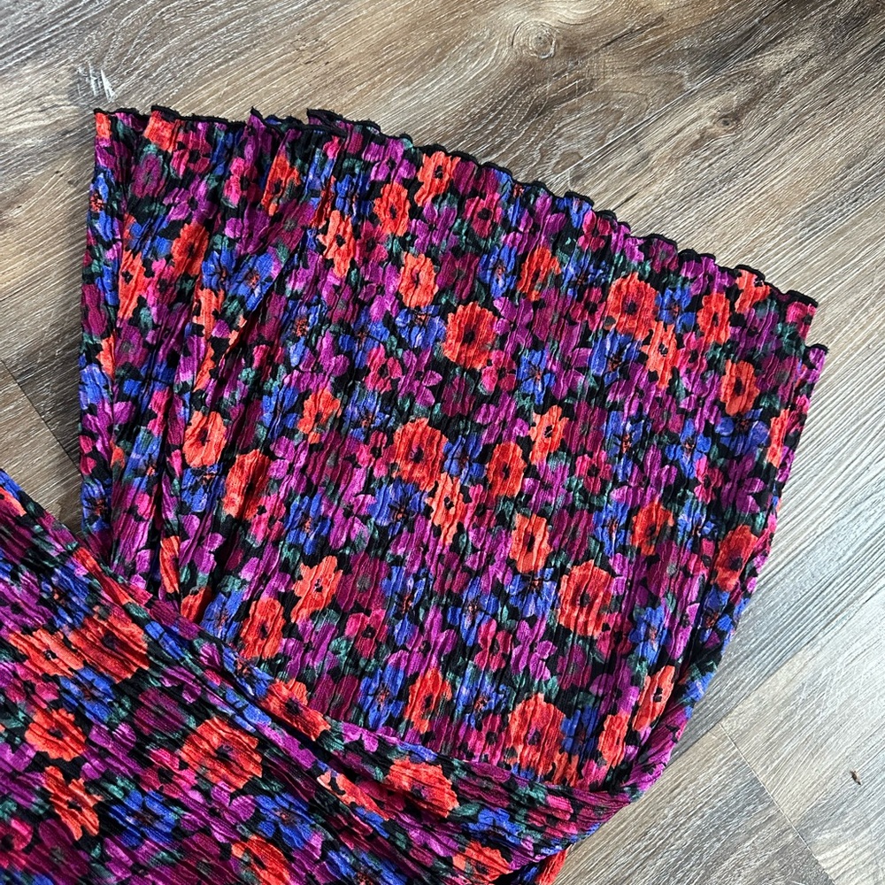 Wild Fable Multicolor Floral Flare Pants - Picture 4 of 8